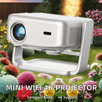 Projecteur intelligent Android WiFi mini portable OEM d'usine 1080P 4K FHD LCD avec rotation à 360 degrés pour cinéma maison vidéo