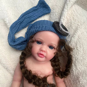 16 ''Baby Girl Realistische Neugeborenen puppen 40cm Reborn <span class=keywords><strong>Doll</strong></span> aus Silikon wie ein echtes Baby Touch Real Authentic - Product Image 3
