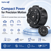Motor de engranaje cicloidal compacto de 80MM, 120RPM, motores de reducción de 10Nm, actuador de juntas de Robot de alta precisión robótica