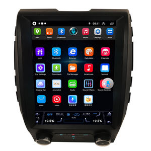 Lecteur multimédia pour <span class=keywords><strong>Ford</strong></span> <span class=keywords><strong>Edge</strong></span> avec écran vertical de 10,4 pouces, avec Android Auto et CarPlay sans fil, navigation GPS, Bluetooth, DSP, WiFi, lecteur DVD de voiture - Product Image 1