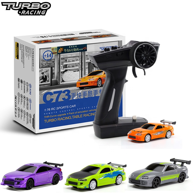 ターボレーシング 1:76 C64 C73 C72 C74 ドリフトRCカー 電動ラジコン玩具