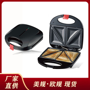 เครื่องทำวาฟเฟิลไฟฟ้า กระทะเคลือบสารกันติด 220V 110V สำหรับทำอาหารเช้าที่บ้าน แซนวิช ขนมปังปิ้ง เครื่องอบขนม - Product Image 4