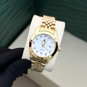 Montre pour homme en acier inoxydable 904L, sans cadran 5A CLEAN rol CUOOL, résistante à l'eau, style designer, mouvement à quartz. - Product Image 2