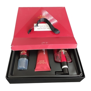 Cajas de Papel para Maquillaje Personalizadas, Caja de Regalo con Bandeja Protectora de Plástico Transparente PET, Inserto de Bandeja de Plástico PS Flocado para Perfumes y Cosméticos - Product Image 4
