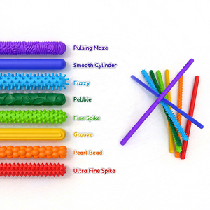 Nouveau bracelet sensoriel en silicone, bâtonnets anti-stress éducatifs, jouet anti-stress pour enfants - Product Image 5