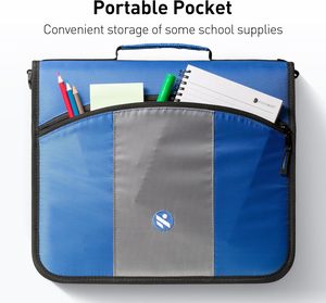 BSCI Factory Wholesale Tablet, Phone |Faux <b>Leather</b> Zipper <b>Binder</b> for Men and Women. Notebook <b>Binder</b> - Product Image 1