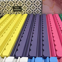 Supports de Mahjong en Bois de 20 Pouces avec Bords Festonnés, Poussoirs, Accessoires de Jeu de Mahjong Américain pour 4 Joueurs, Prêts à Expédier, Boîte en Carton