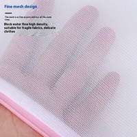 Grand sac de lavage de vêtements en coton PP pour usage domestique, filet spécial anti-torsion, adapté aux sous-vêtements.