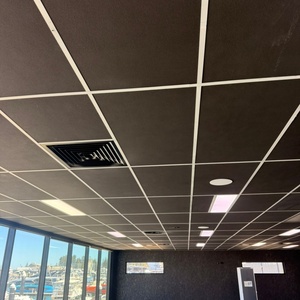 Techo <span class=keywords><strong>de</strong></span> Lana <span class=keywords><strong>de</strong></span> Roca con Revestimiento Especial Pintado y Laminado con Tejido Decorativo <span class=keywords><strong>de</strong></span> Fibra <span class=keywords><strong>de</strong></span> Vidrio - Product Image 4