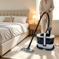 Nettoyeur de tapis 1800W 16Kpa, nettoyeur vapeur à double réservoir, extracteur de taches portable pour tissus d'ameublement, aspirateur pour la maison