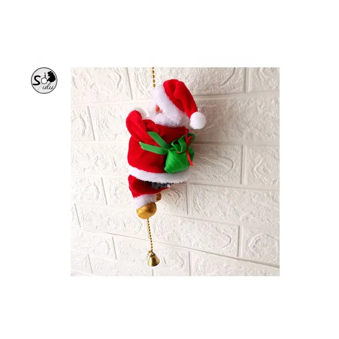 Grenz überschreitende heiß verkaufte Seil kletter leiter elektrische Weihnachts mann Spielzeug Weihnachten Klettert reppen Geschenk dekorationen
