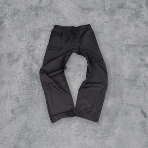 Ropa de calle informal de gran tamaño para hombre, pantalones de lona, bordado, lavado desgastado, tela transpirable ecológica con cordón - Product Image 3