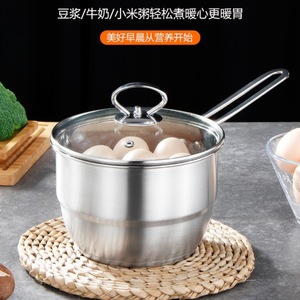 หม้อนึ่งสแตนเลสสองชั้นพร้อมฐานหนาสำหรับใช้ในบ้าน นึ่งปลา ซาลาเปา ซุป - Product Image 4