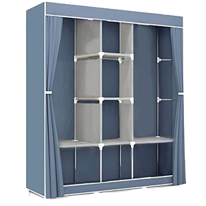 <span class=keywords><strong>Armoire</strong></span> pliable <span class=keywords><strong>en</strong></span> tissu au design moderne pour le rangement des vêtements dans la chambre et l'appartement - Product Image 1