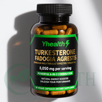 Cápsulas Industriales de Fadogia Agrestis a Granel, Extracto Herbal Natural, Suplemento Dietético para Reventa