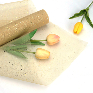 Gói Hoa Thân Thiện Với Môi Trường Lưới Long Lanh <span class=keywords><strong>Deco</strong></span> <span class=keywords><strong>Poly</strong></span> Lưới Vải Hoa Kỳ Nghỉ Bó Hoa Và Vật Liệu Gói Quà - Product Image 4