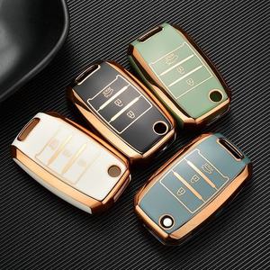 Protection de couverture de clé de voiture pliante en TPU pour <span class=keywords><strong>KIA</strong></span> Sid Rio Soul <span class=keywords><strong>Sportage</strong></span> Ceed Sorento Cerato K2 K3 K4 K5 étui à distance protéger <span class=keywords><strong>porte</strong></span>-clés - Product Image 4