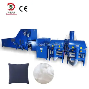 Fully automatic polyester fiber microfiber fill pillow cushion making machine