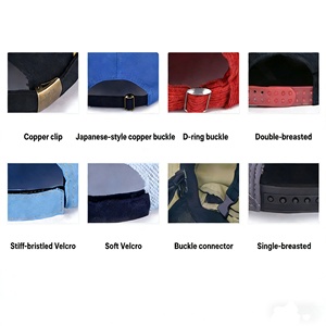 Casquettes de baseball à 5 panneaux en coton bicolore avec logo personnalisé du fabricant, broderie de lettres de haute qualité, casquettes snapback sportives - Product Image 4