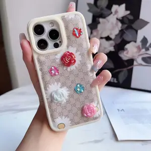 Fabrik Großhandel Luxus Cartoon Leder Handy hülle für benutzer definierte Top-Verkauf für iPhone 11 12 13 14 15 Pro max