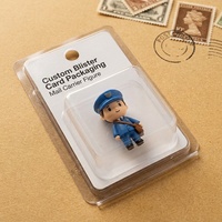 Boîte d'emballage en blister transparent en PET recyclable, écologique et de haute qualité, personnalisée pour les cadeaux, les jouets, les ornements de bureau, les figurines, les voitures