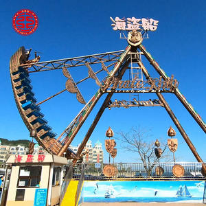 Parco divertimenti giostre pirate ship park giochi 32 posti nave <span class=keywords><strong>pirata</strong></span> parco giochi divertimento all'aperto grande barca vichinga - Product Image 5