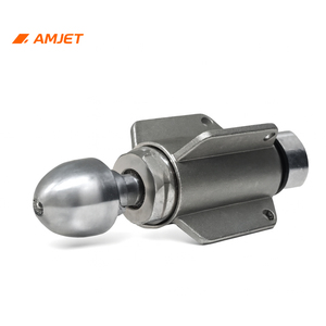 Buse <span class=keywords><strong>Tornado</strong></span> AMJET 3/4'' 300 bars, buse haute pression pour nettoyage de canalisations commerciales, équipement de débouchage de canalisations - Product Image 2