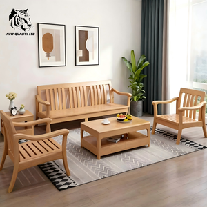 Proveedor chino, precio bajo, personalizado, en stock, listo para enviar, nuevo sofá de tela a la moda, muebles de sala de estar, sofá seccional de madera - Product Image 3