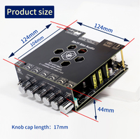 Carte amplificateur Bluetooth 2.1 canaux XY-HT21MAX améliorée 200W * 2 + 400W avec réglage des fréquences hautes et basses TPA3223