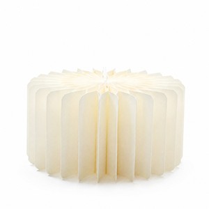 White Folding Paper Cylinder Display Stand Collapsible Party Decor Prop for <b>Wedding</b> Birthday Dessert Table - Product Image 1
