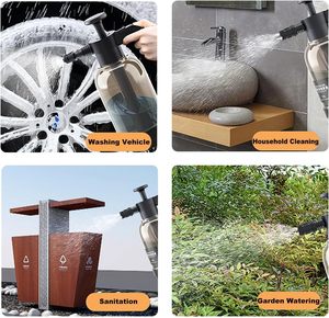 Bouteille pulvérisatrice manuelle en plastique pressurisée <span class=keywords><strong>de</strong></span> 2 L |   <span class=keywords><strong>Pulvérisateur</strong></span> d'eau pour le detailing automobile, l'entretien des pelouses et des jardins, le nettoyage ménager - Product Image 2