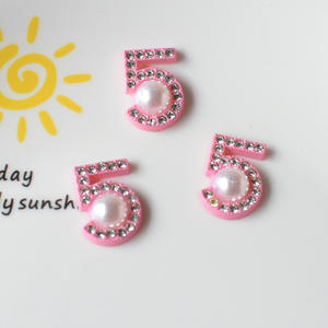 Aksesoris Resin Bentuk Bunga Pita Warna Pink Laris Manis, Gantungan Sepatu Resin, DIY Lem Krim untuk Casing Ponsel, Aksesoris Resin Cermin - Product Image 5