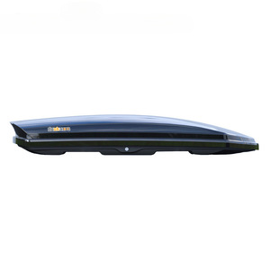 Porte-bagages <span class=keywords><strong>de</strong></span> <span class=keywords><strong>toit</strong></span> universel 700L en plastique ABS rigide, design sport, pour SUV, ouverture double côté, fixation par barre transversale, personnalisé - Product Image 4