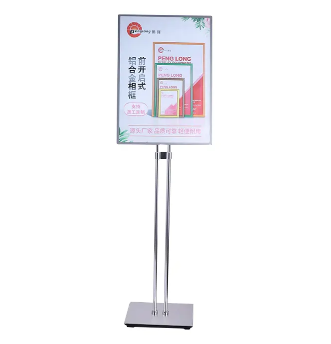 Metalen Materiaal Menu Led Display Bord Stand Poster Frame A2 Size