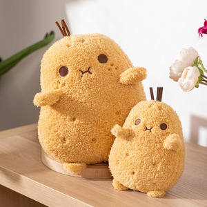 Wholesale Potato Fluffy Stuffed Soft Stuffed <strong>Plush</strong> Toy Soft Cotton Pillow Doll PP Cotton Filling <strong>Weighted</strong> Feature - Product Image 4