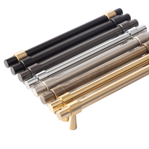 Nordic Simple Single Hole Solid Brass Octagonal Cabinet <b>Drawer</b> Handle Black <b>Gold</b> Durable Easy Installation 23mm Brand Pci Model - Product Image 1