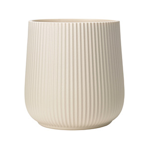แจกันเซรามิกทันสมัยลายริ้วสีขาวทรงสูงสำหรับตกแต่งภายใน - Product Image 4