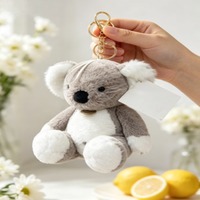 Porte-clés en peluche personnalisé de haute qualité, pendentif en peluche sur mesure, fabricant professionnel de jouets en peluche, styles variés
