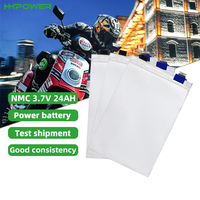 HHpower NMC Pouch 3.7V 24Ah 2000 Siklus 300A/3s Pengosongan Daya Baterai Lithium Ion Polimer Isi Ulang -25~50