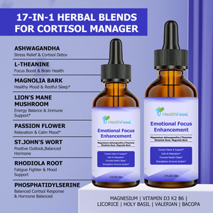 Gotas Líquidas de Mezcla Herbal con Sabor a Limón, las Más Vendidas, para Mejorar el Enfoque Emocional, Favorecen la Calma y la Relajación, Sin Azúcar - Product Image 5