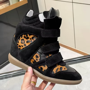 Luxury Designer Women's High-Top Casual Sports Shoes Spring Autumn Winter Cushioned Mixed Colors Height-Increasing Hard-Wearing - Product Image 6
