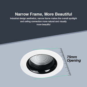 Universal Input LED Downlight Embedded Recessed Spotlight for Household Living Room Indoor <b>Ceiling</b> <b>Lighting</b> - Product Image 3