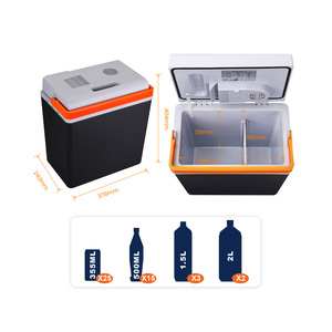 EVERCOOL 12V 20L Personal <span class=keywords><strong>Mini</strong></span> Frigoríficos de plástico <span class=keywords><strong>Nevera</strong></span> portátil para coche Refrigerador Enfriador y calentador - Product Image 5
