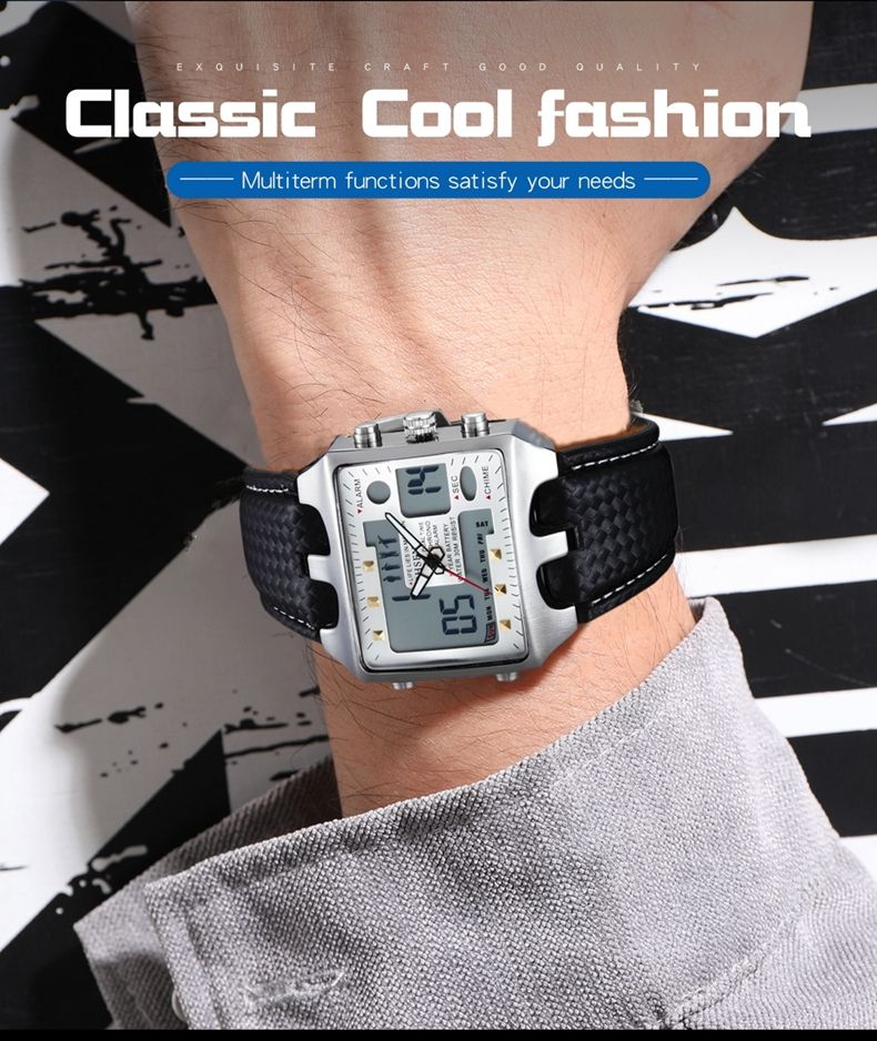 OHSEN AD0930 Men's Watch Sporty, Classic, and Waterproof