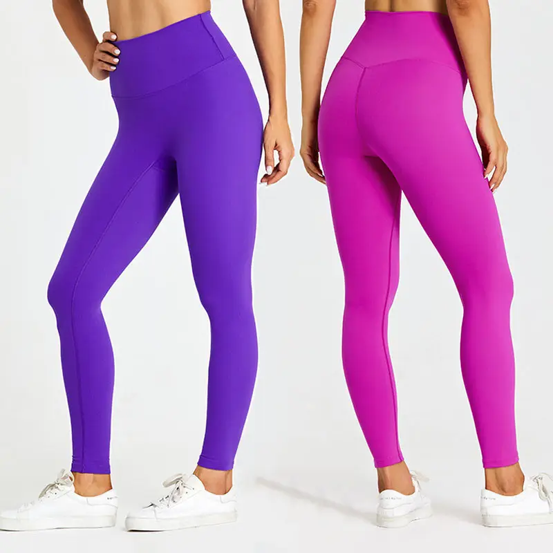 SHINBENE 25" 5.0 NO Camel Toe Real High Rise Workout Sport Fitness Yoga Pants Leggings for Women