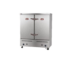 Four vapeur alimentaire RTK en acier inoxydable de qualité alimentaire, double porte, commande manuelle, pour la cuisson à la vapeur du riz collant et des œufs de caille