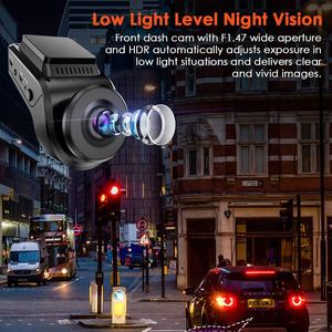 <span class=keywords><strong>Carrefour</strong></span>-Cámara de salpicadero interior para coche, supercondensador, dvr, hd, 4k, frontal y trasero, <span class=keywords><strong>2</strong></span> vías, WiFi, GPS, caja negra, gran oferta, para audi A6 - Product Image 3