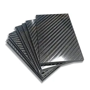 High strength 3k diagonal matte prepreg carbon fiber sheet material for CNC drone frame components