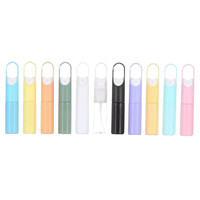 Vente en gros de flacons pulvérisateurs en plastique PP PET de 20 ml, avec mousqueton portable, couleur unie, type à pression, brume fine, parfum, alcool, voyage, petit format
