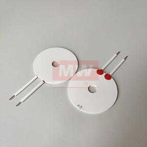 Elemento riscaldante piastra disco riscaldante pannello in ceramica allumina a bassa tensione - Product Image 6